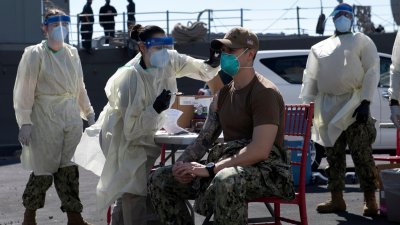 美国海军要求队员接种疫苗　拒绝者将强制退役
